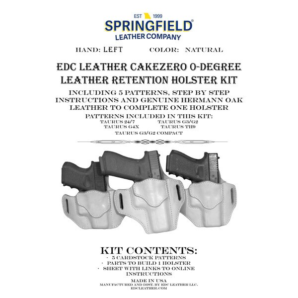 EDCK.Left Hand CakeZero.Taurus.jpg EDC Leatherworks Holster Kits Image